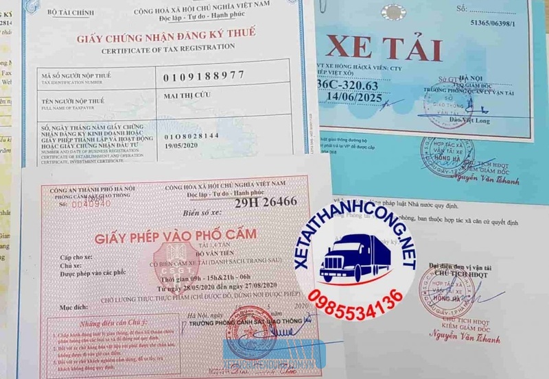 Hướng Dẫn và Quy Trình Xin Giấy Phép Phố Cấm cho Xe Tải - Hà Nội