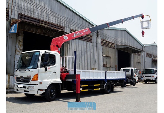 GIÁ XE CẨU HINO FL8JW7A 14 TẤN GẮN CẨU UNIC URV343 2022