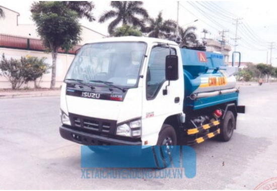 Xe bồn xitec chở xăng dầu ISUZU QKR77 thể tích 3 khối 2022