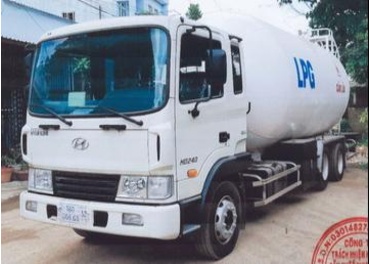 Xe bồn chở khí LPG Hyundai HD240 20 khối