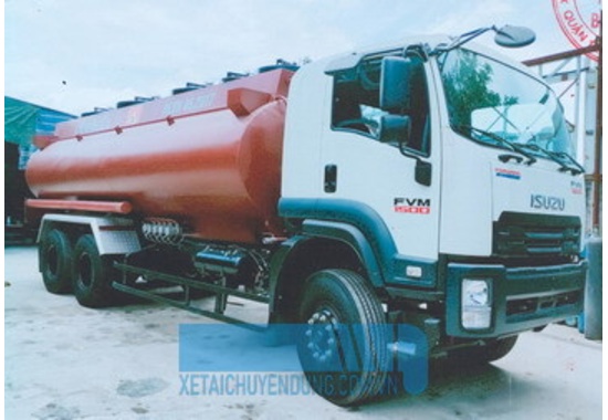 Xe bồn xitec chở xăng Isuzu FVM34TE4 thể tích 20 khối