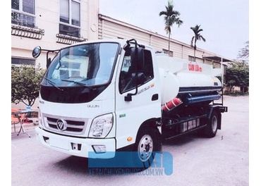 Xe bồn xitec chở diesel Foton ollin700 4 khối