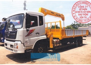 XE CẨU DONGFENG DFH5160XXYBX5V SOOSAN model SCS524 5.3 TẤN