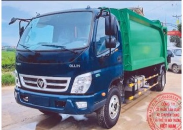 Xe chở rác FOTON THACO OLLIN720.E4-CS- 5,2 tấn