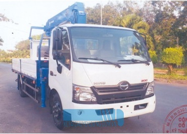 XE CẨU HINO XZU730L-HKFTP3  TADANO model TM-ZE305MH 3 TẤN