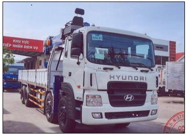 XE CẨU HYUNDAI HD320 WKYRHEZLFVT3 DONGYANG model SS2725LB 12 TẤN