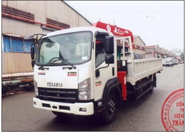 XE CẨU ISUZU FRR90NE4 UNIC model URV345 3 TẤN