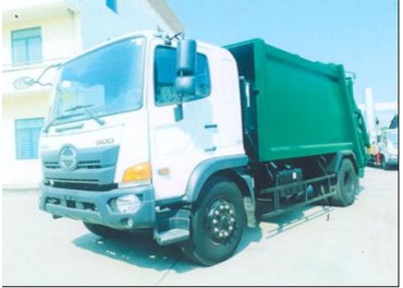 XE CHỞ RÁC HINO FG8JJ7A-B 6TẤN