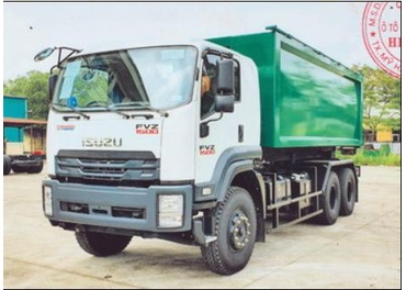 XE CHỞ RÁC ISUZU FVZ34QE4 10 TẤN 4