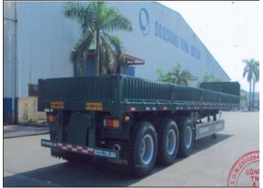 Sơ mi rơ moóc tải (chở hàng hoặc container) DOOSUNG DV-FBT-40DB-1 32 TẤN 1