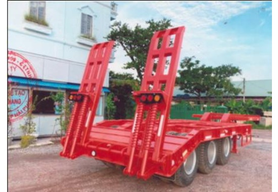 Sơ mi rơ moóc tải (chở xe, máy chuyên dùng) HUONGGIANG SMF10/3L50