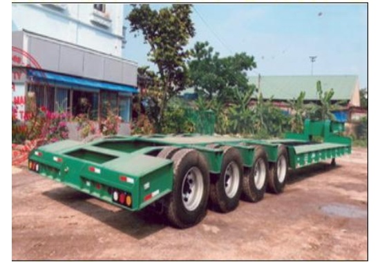 Sơ mi rơ moóc tải (chở xe, máy chuyên dùng) HUONGGIANG SMF17/4L45A