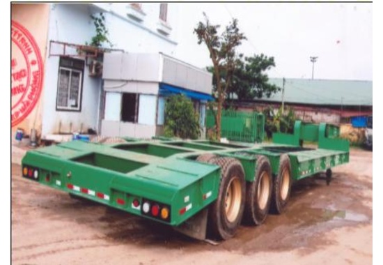 Sơ mi rơ moóc tải (chở xe, máy chuyên dùng) HUONGGIANG SMF16/3K43B