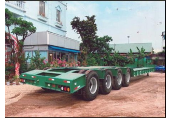 Sơ mi rơ moóc tải (chở xe, máy chuyên dùng) HUONGGIANG SMF17/4L45B