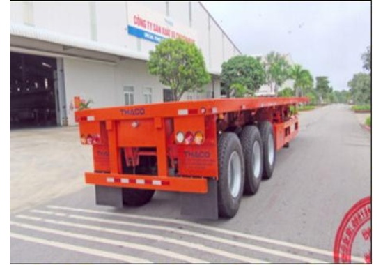 Sơ mi rơ moóc tải (chở container) THACO CTSV/3AB4008I-1 32 TẤN 8