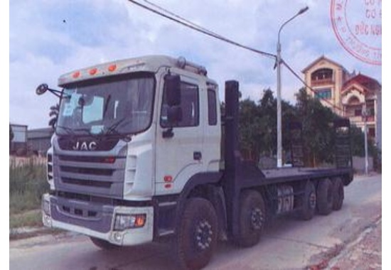Xe chở xe máy JAC HFC1341KR1T 18,4 tấn