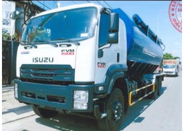 Xe chở thức ăn chăn nuôi ISUZU FVM34TE4- 14,8 tấn