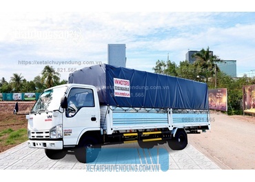 Xe tải Isuzu Vĩnh Phát VM 1t9 đến 2t3 thùng bạt 4m4 Model: NK490L4