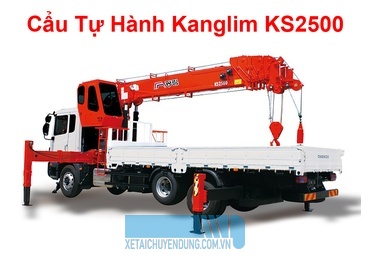 Cẩu Tự Hành Kanglim KS2500 (10 tấn)