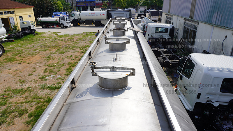 Sơ mi rơ moóc bồn chở Methanol 40 khối