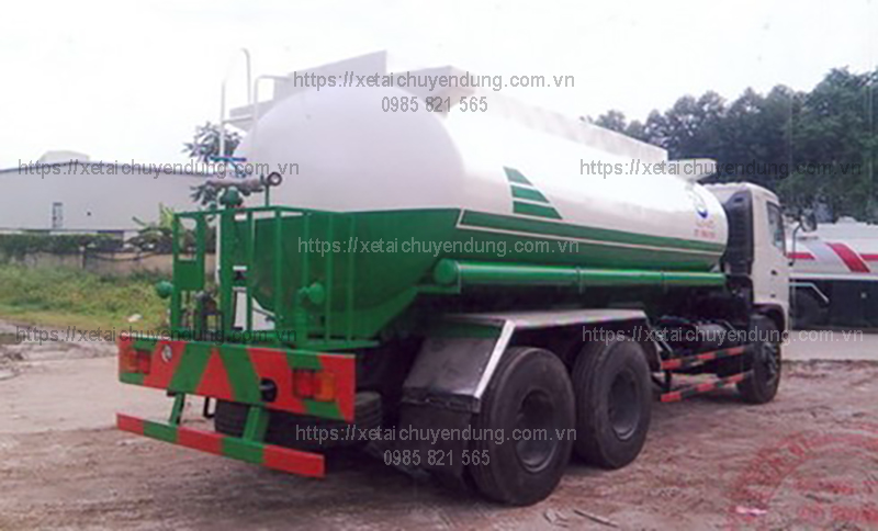 Xe bồn nước, phun nước tưới cây rửa đường 14 khối HINO FM 3 chân 6x4
